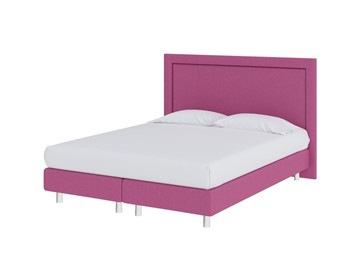 Односпальная кровать London Boxspring Lift 90х200, Рогожка (Savana Berry (фиолетовый)) в Уссурийске